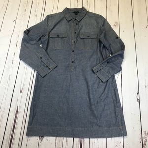 J crew denim dress medium